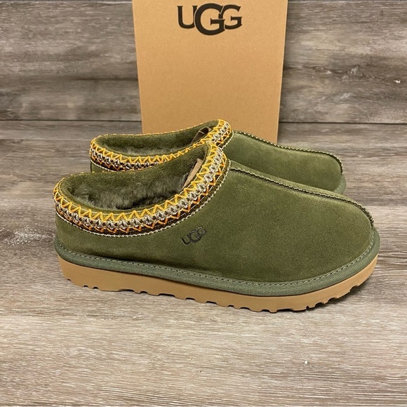 UGG | Tasman Slippers In Burnt Olive Green Size 6 NEW - Picture 5 of 13